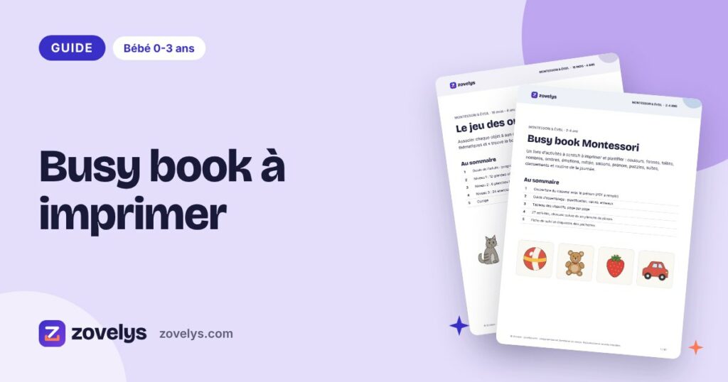 Busy book à imprimer : le fabriquer, l’utiliser et le faire évoluer