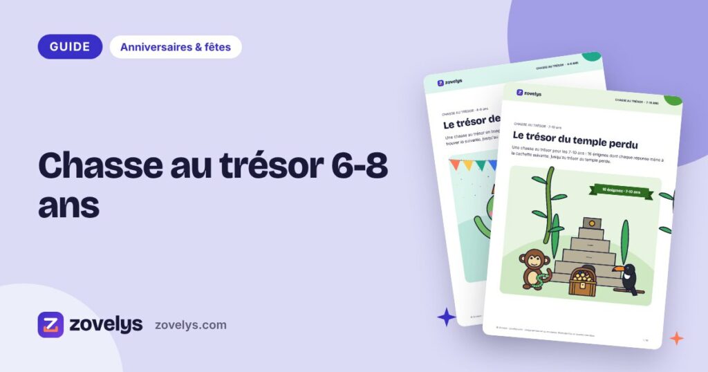 Chasse au trésor 6-8 ans : organiser un jeu de piste réussi à la maison ou au jardin