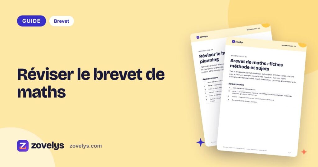 Réviser le brevet de maths : la méthode et un planning sur 8 semaines