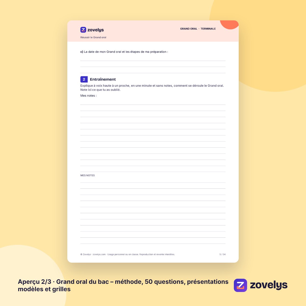 Grand oral du bac – méthode, 50 questions, présentations modèles et grilles – aperçu 2