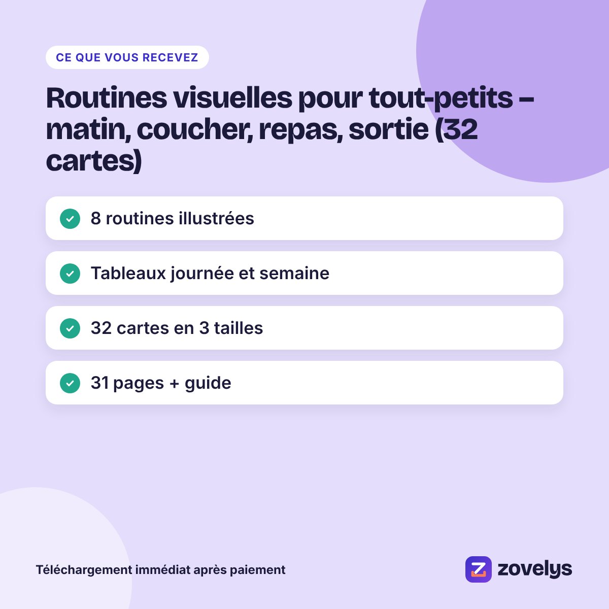 Routines visuelles pour tout-petits – matin, coucher, repas, sortie (32 cartes) – aperçu 4