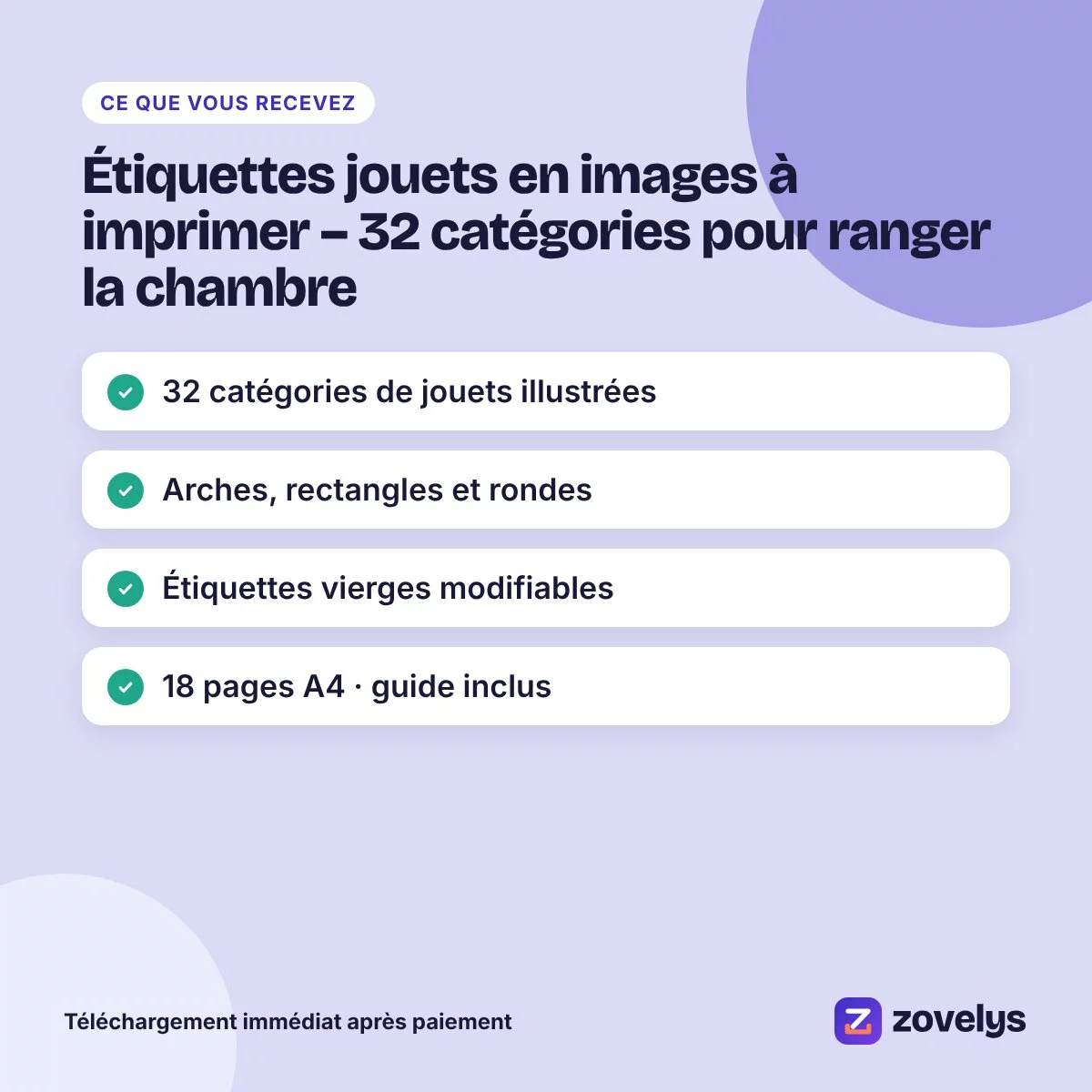Étiquettes jouets en images à imprimer – 32 catégories pour ranger la chambre – aperçu 4