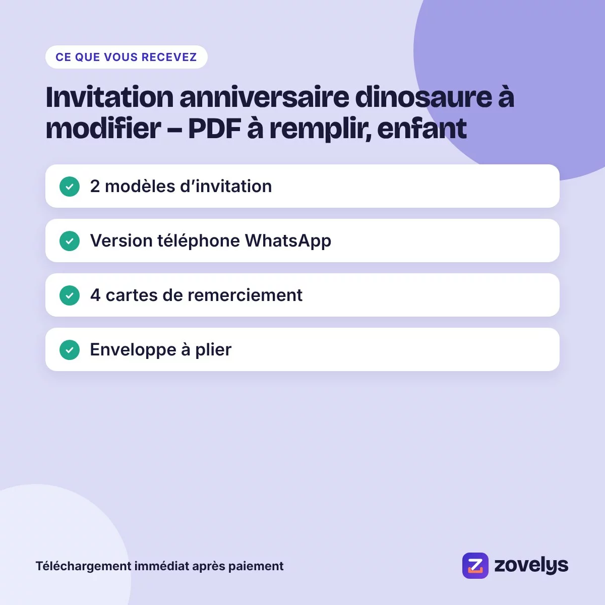 Invitation anniversaire dinosaure à modifier – PDF à remplir, enfant – aperçu 4
