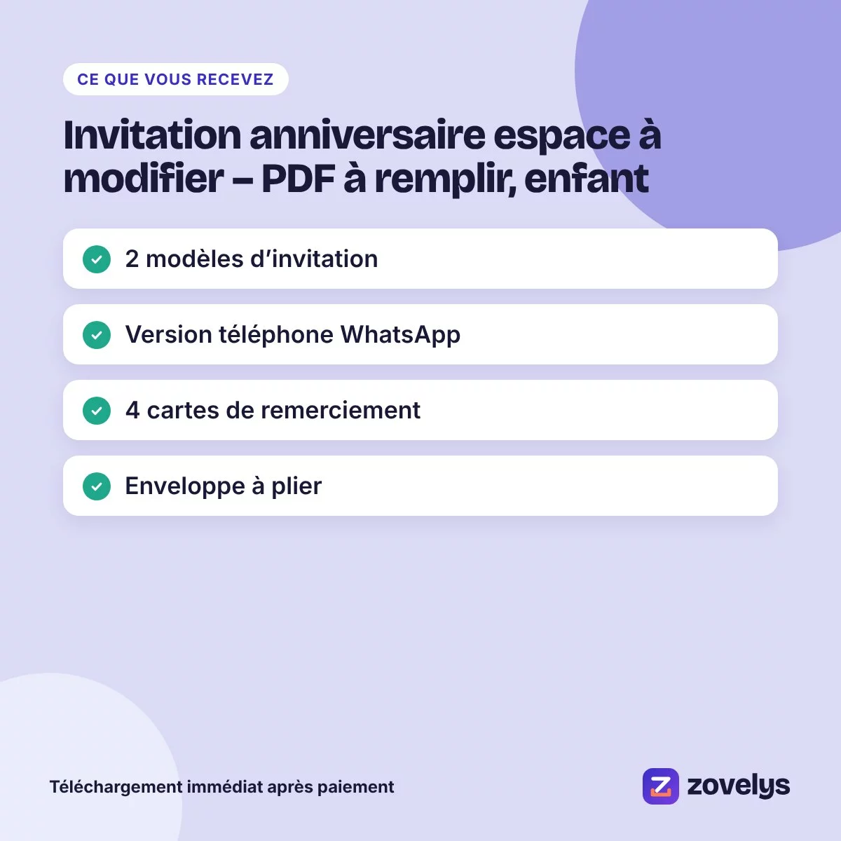 Invitation anniversaire espace à modifier – PDF à remplir, enfant – aperçu 4
