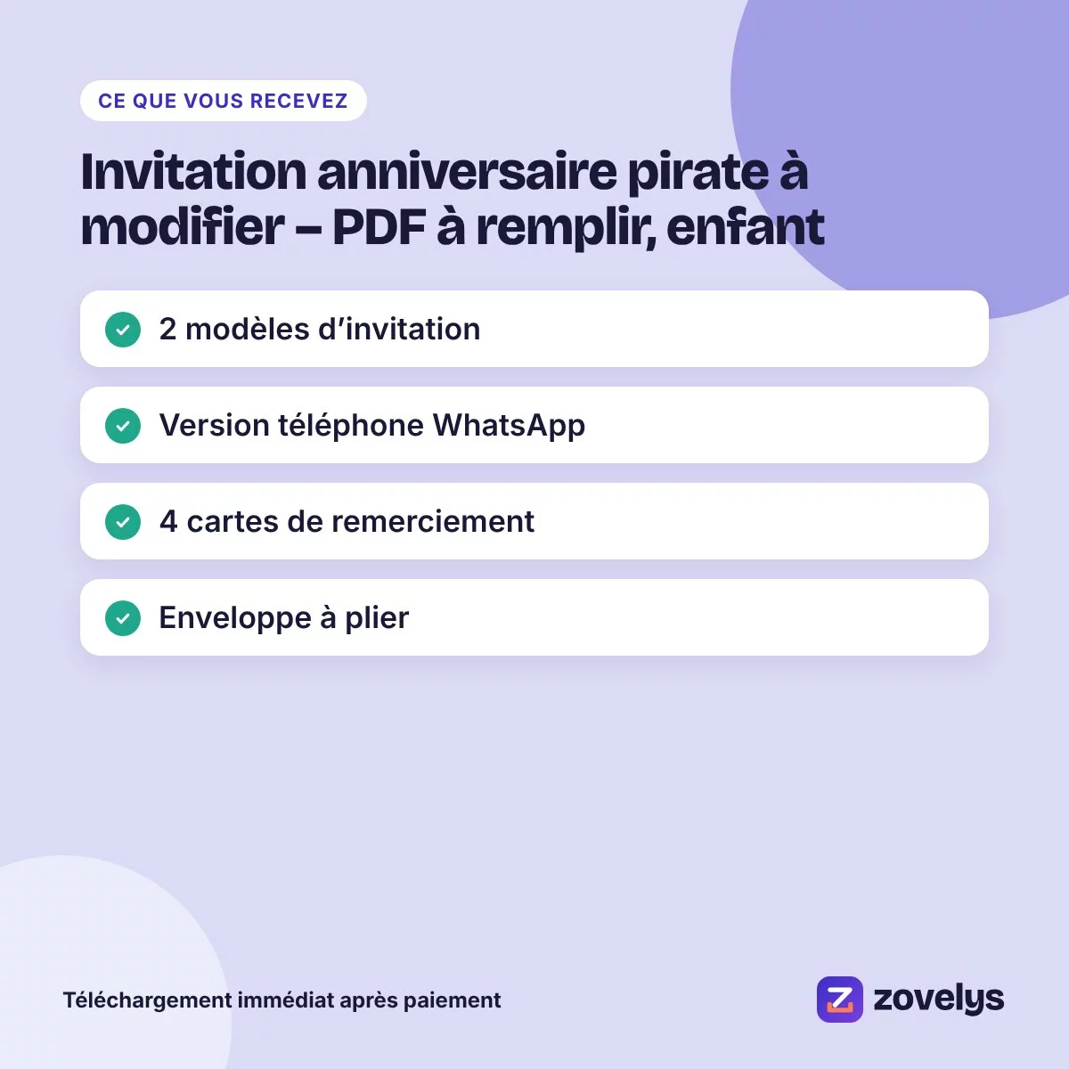 Invitation anniversaire pirate à modifier – PDF à remplir, enfant – aperçu 4