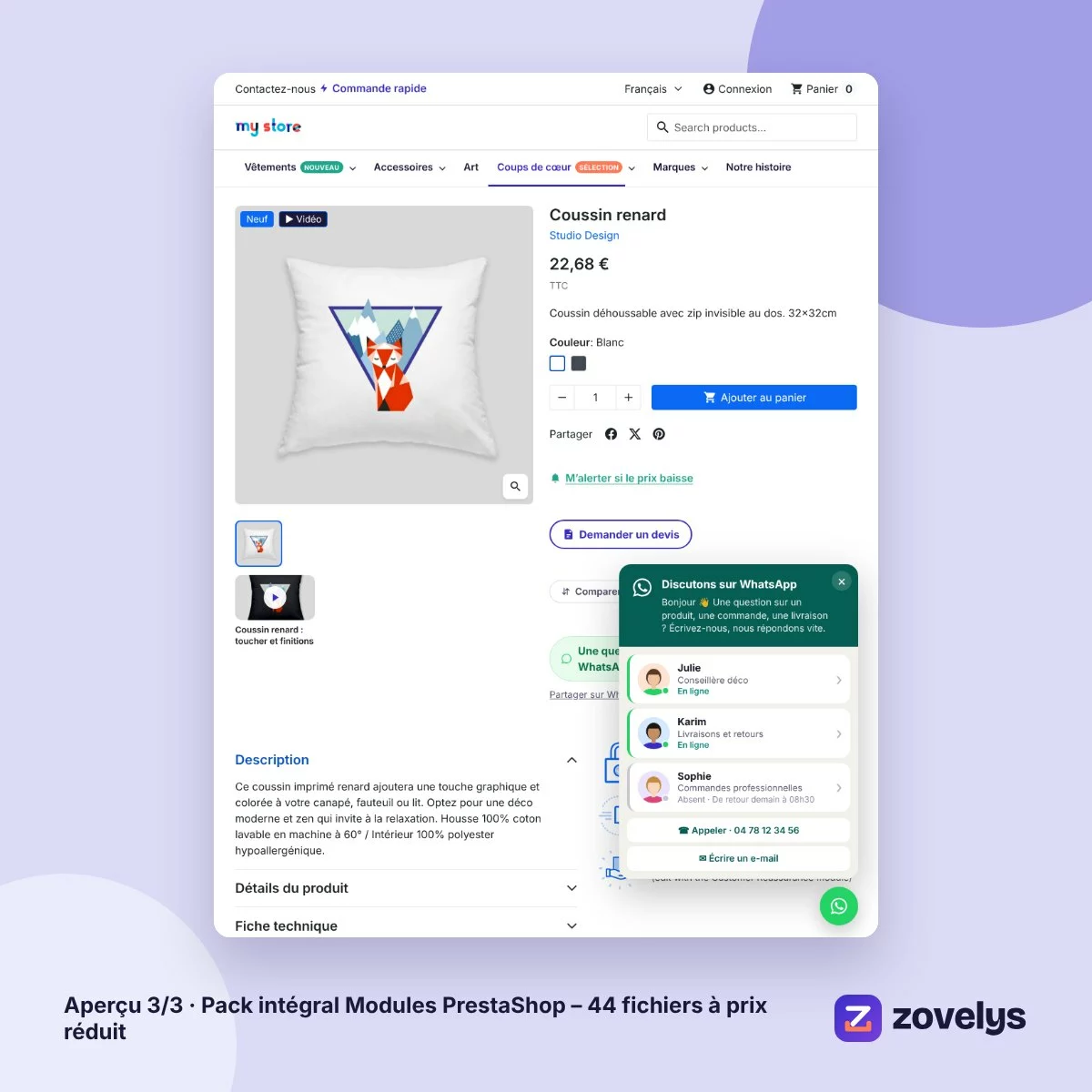 Pack intégral Modules PrestaShop – 44 fichiers à prix réduit – aperçu 3