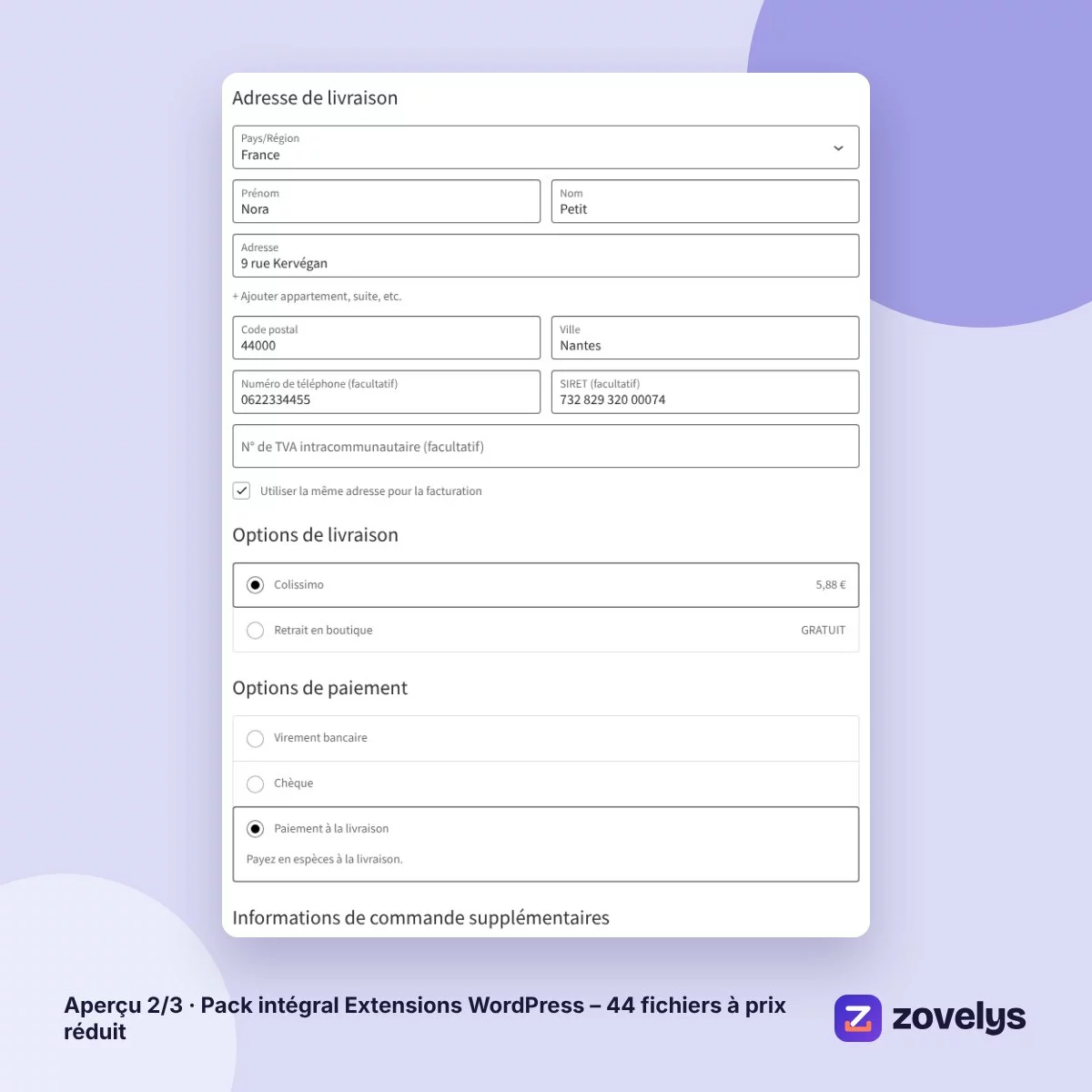 Pack intégral Extensions WordPress – 44 fichiers à prix réduit – aperçu 2