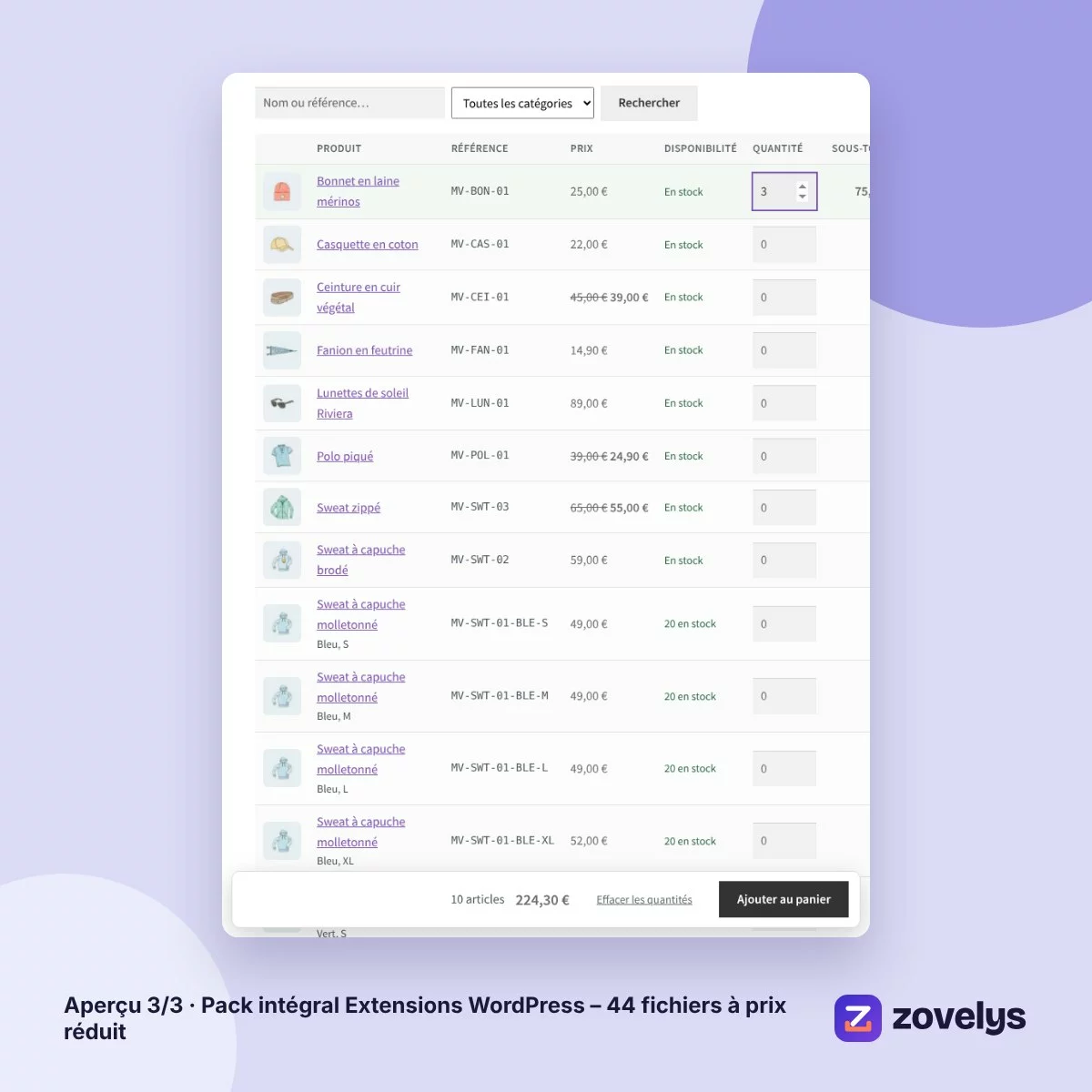 Pack intégral Extensions WordPress – 44 fichiers à prix réduit – aperçu 3