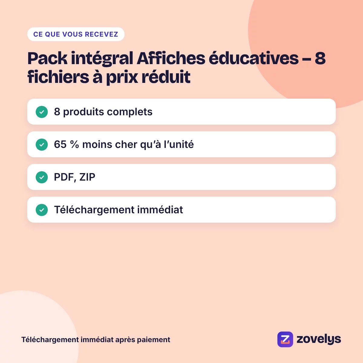 Pack intégral Affiches éducatives – 8 fichiers à prix réduit – aperçu 4