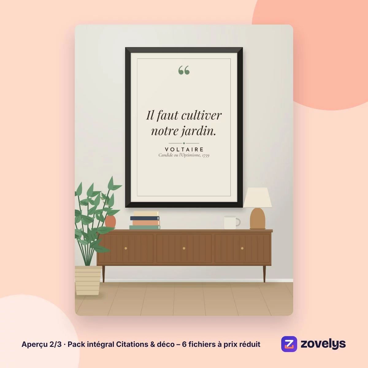 Pack intégral Citations & déco – 6 fichiers à prix réduit – aperçu 2