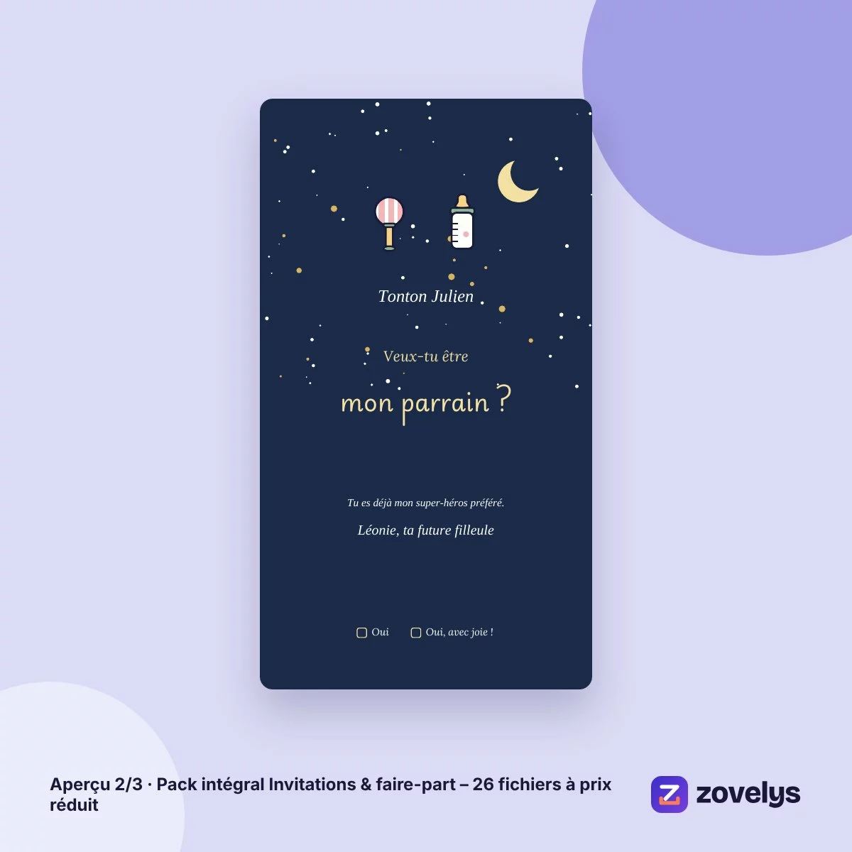 Pack intégral Invitations & faire-part – 26 fichiers à prix réduit – aperçu 2