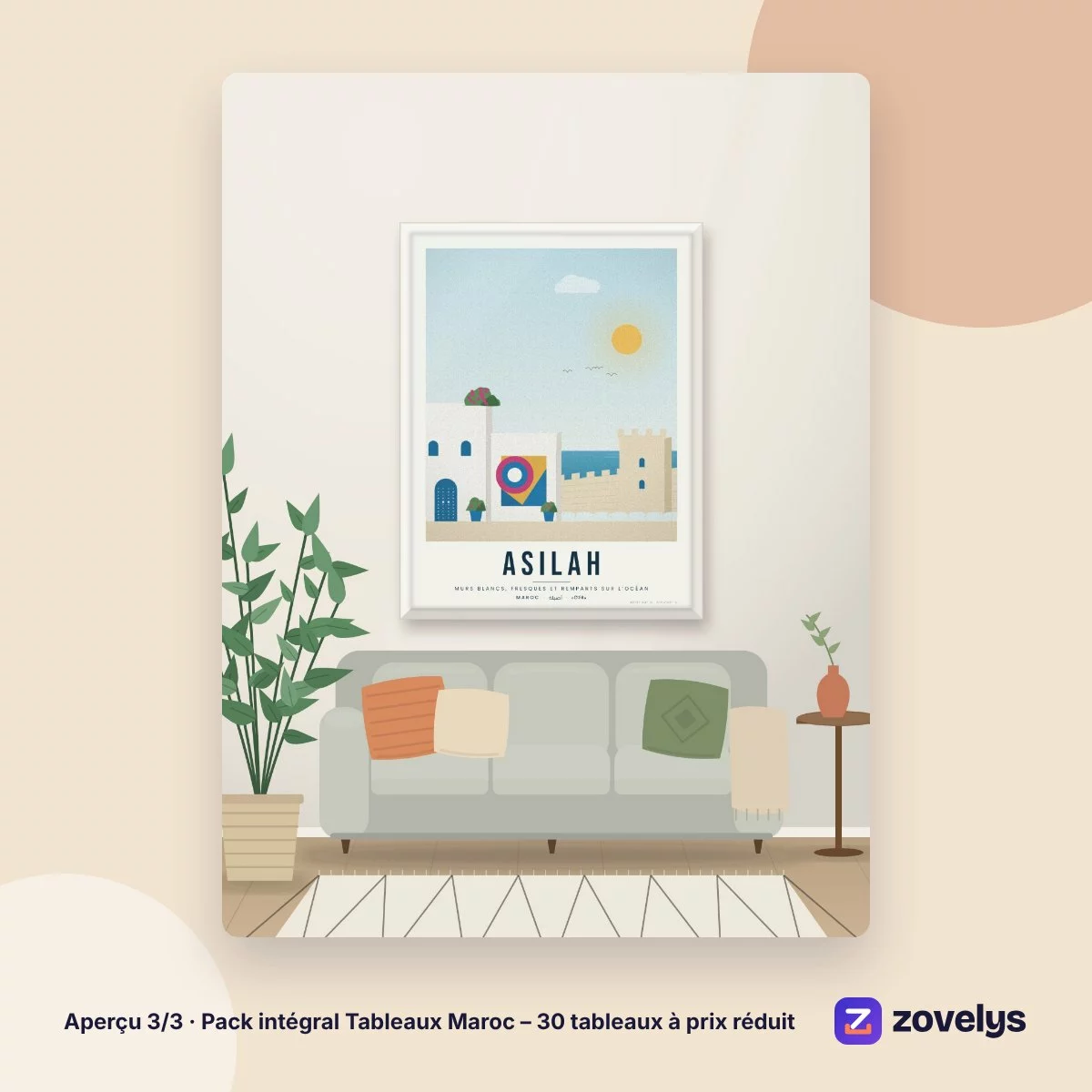 Pack intégral Tableaux Maroc – 30 tableaux à prix réduit – aperçu 3