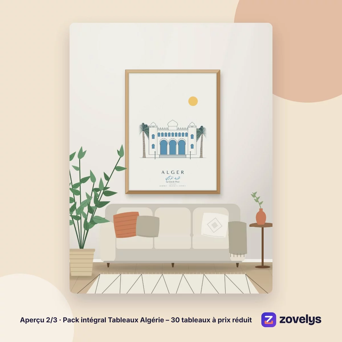 Pack intégral Tableaux Algérie – 30 tableaux à prix réduit – aperçu 2
