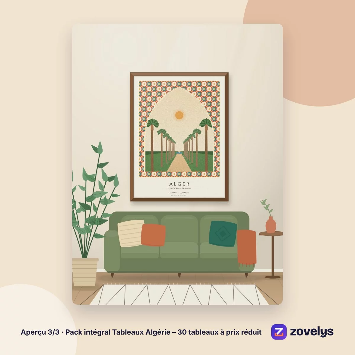 Pack intégral Tableaux Algérie – 30 tableaux à prix réduit – aperçu 3