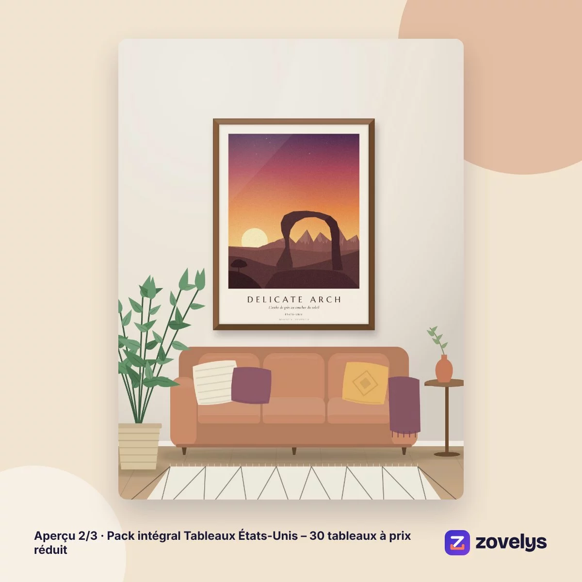 Pack intégral Tableaux États-Unis – 30 tableaux à prix réduit – aperçu 2