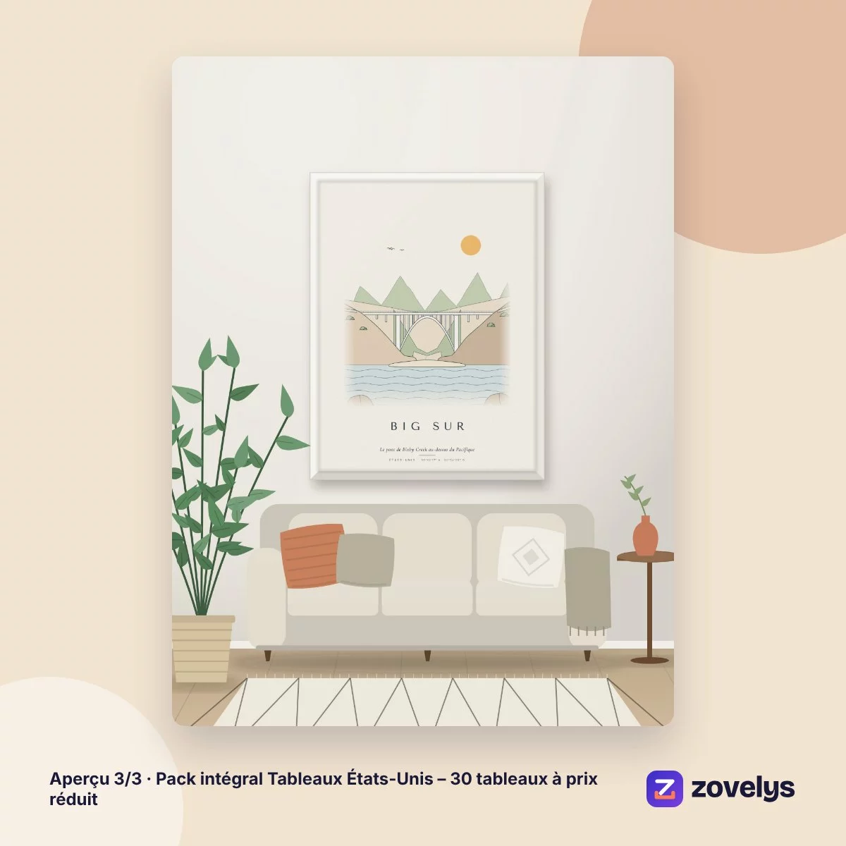Pack intégral Tableaux États-Unis – 30 tableaux à prix réduit – aperçu 3