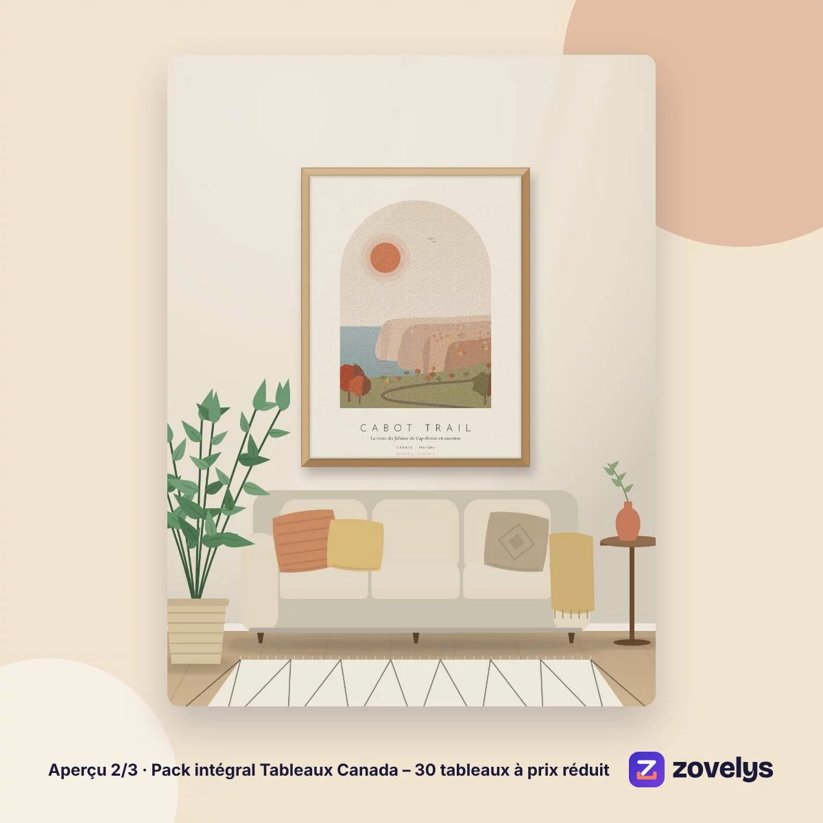 Pack intégral Tableaux Canada – 30 tableaux à prix réduit – aperçu 2