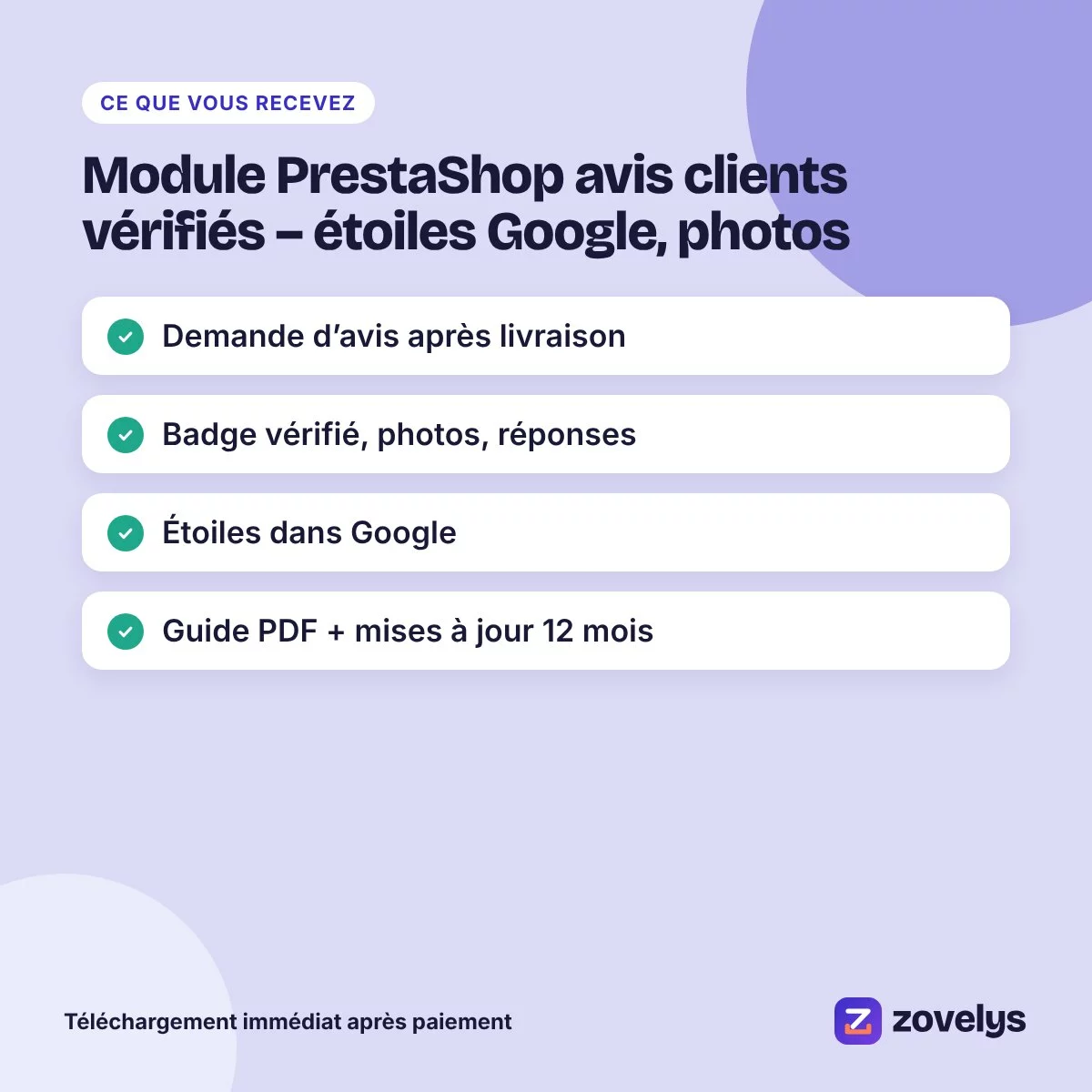 Module PrestaShop avis clients vérifiés – étoiles Google, photos – aperçu 4
