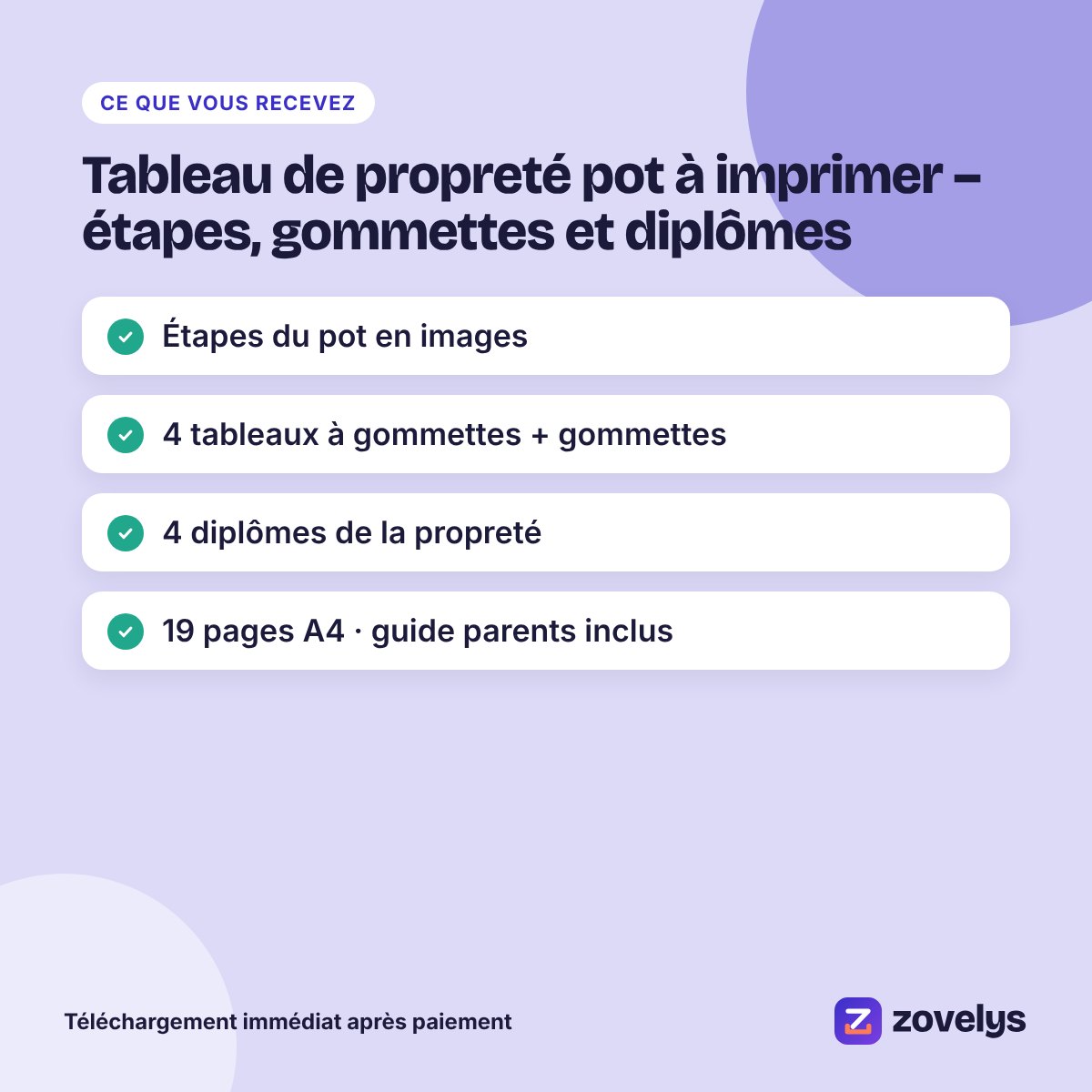 Tableau de propreté pot à imprimer – étapes, gommettes et diplômes – aperçu 4