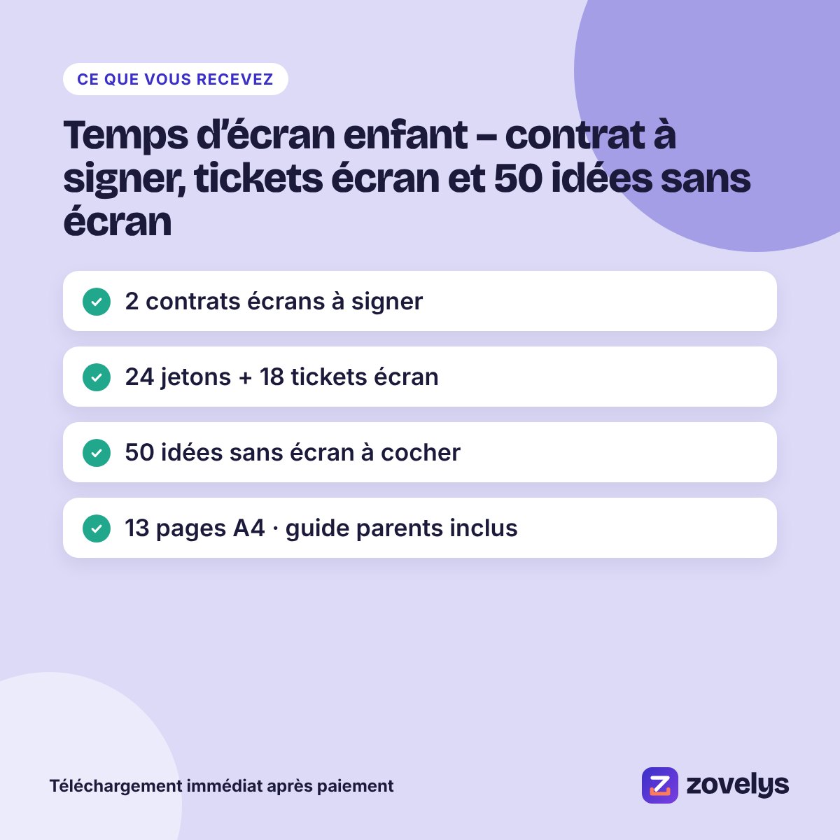 Temps d’écran enfant – contrat à signer, tickets écran et 50 idées sans écran – aperçu 4