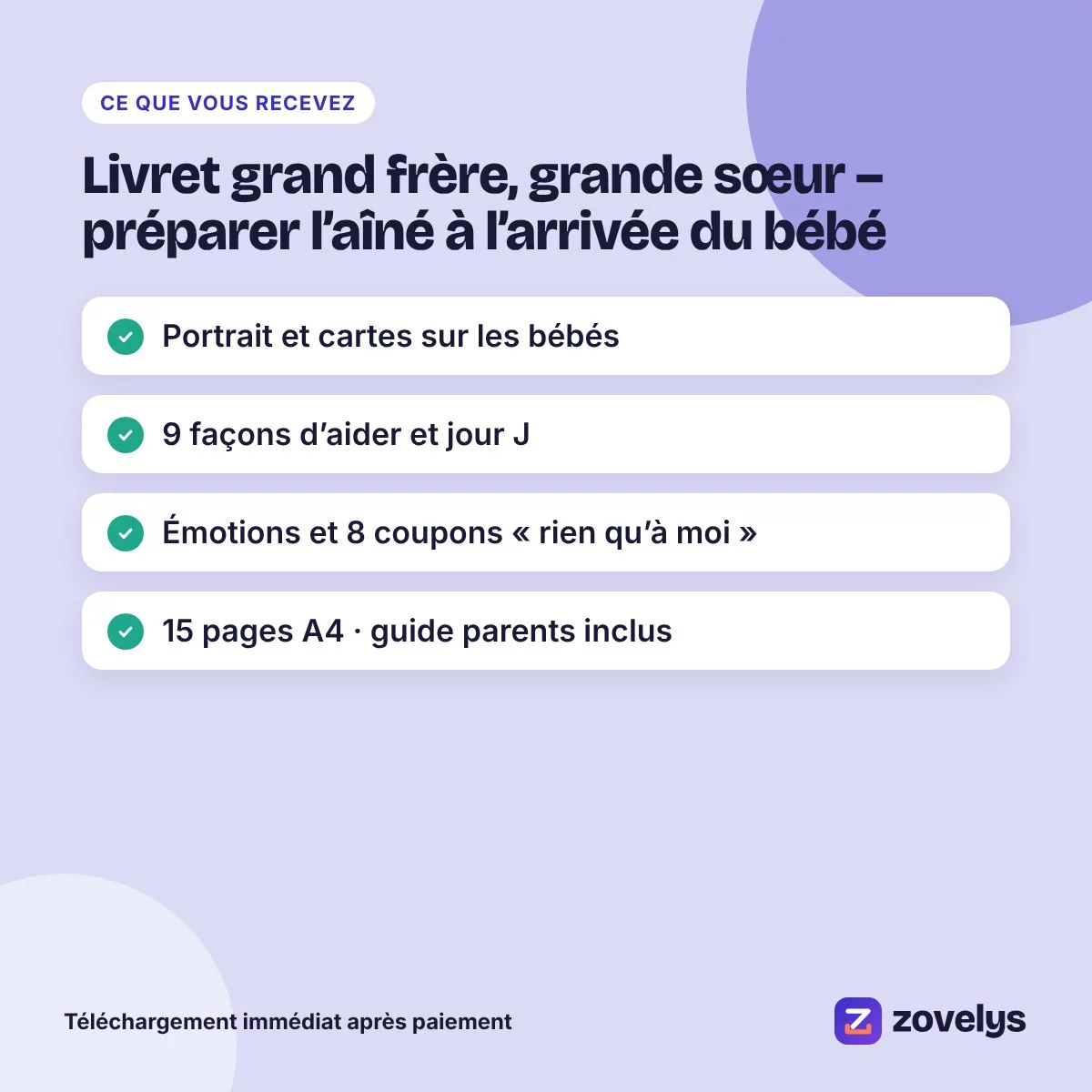 Livret grand frère, grande sœur – préparer l’aîné à l’arrivée du bébé – aperçu 4