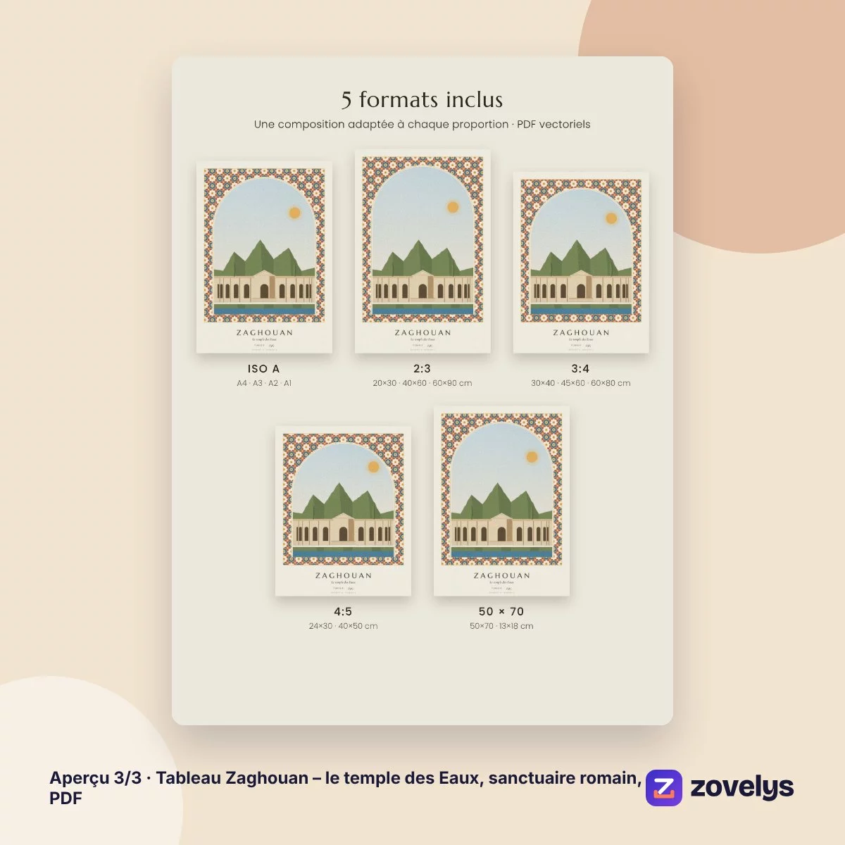 Tableau Zaghouan – le temple des Eaux, sanctuaire romain, PDF – aperçu 3