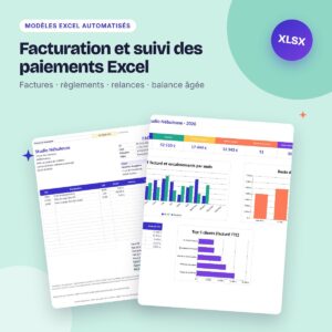 Facturation et suivi des paiements Excel – factures, relances, balance âgée