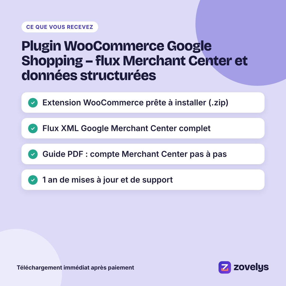Plugin WooCommerce Google Shopping – flux Merchant Center et données structurées – aperçu 4