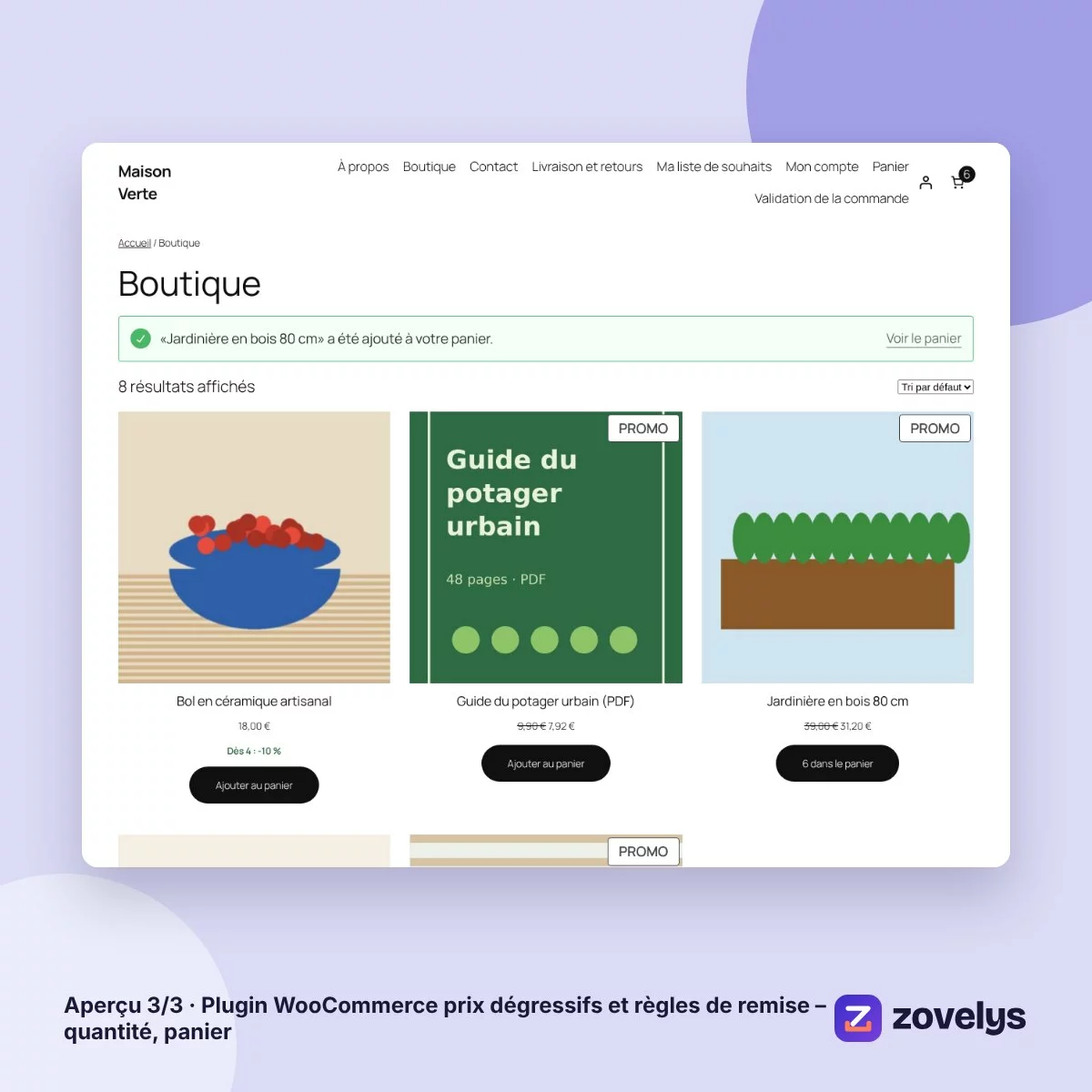 Plugin WooCommerce prix dégressifs et règles de remise – quantité, panier – aperçu 3