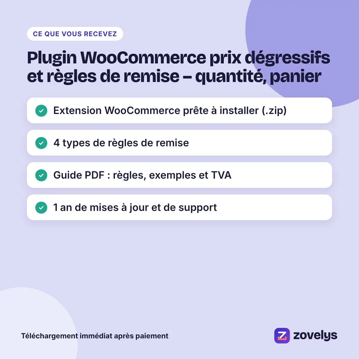 Plugin WooCommerce prix dégressifs et règles de remise – quantité, panier – aperçu 4