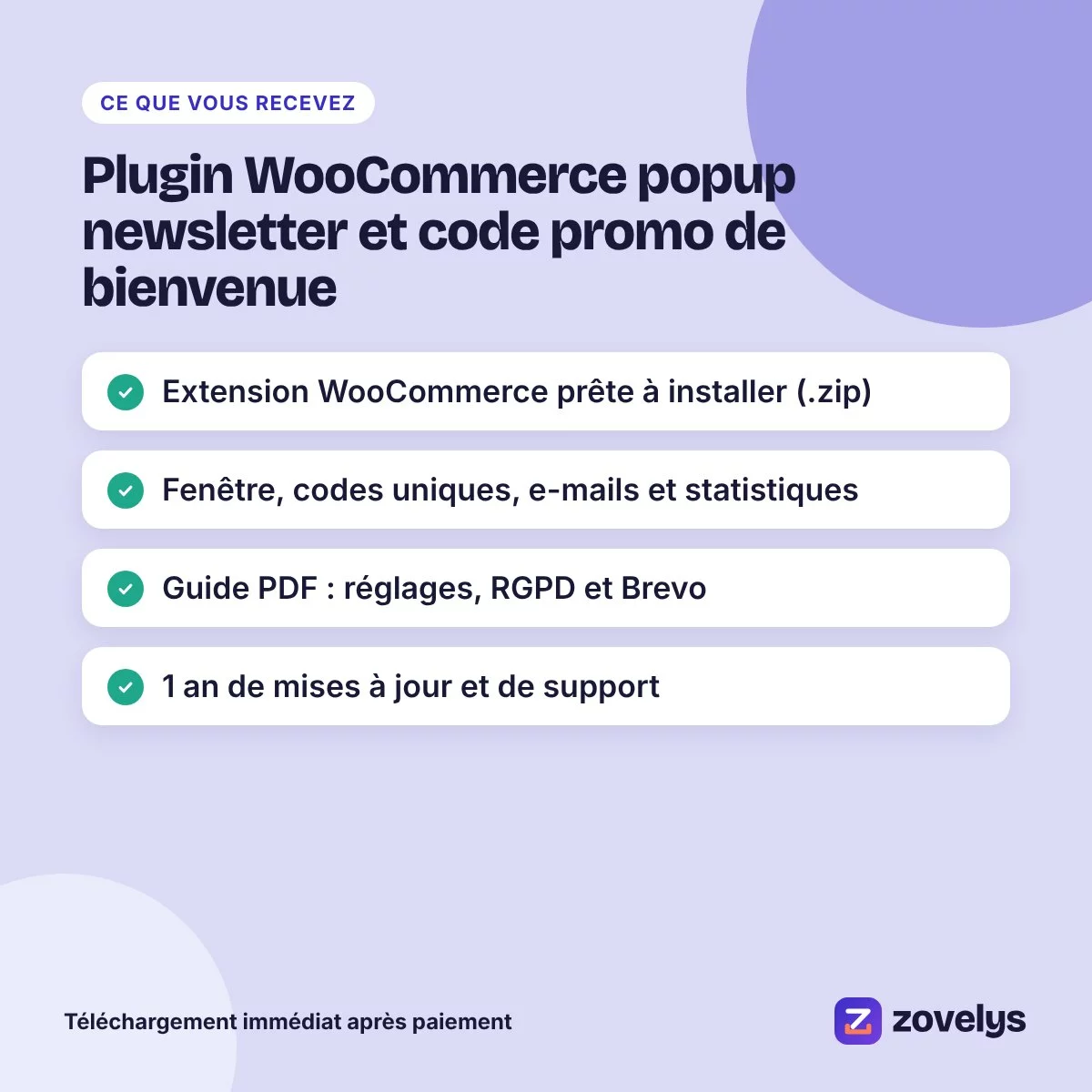 Plugin WooCommerce popup newsletter et code promo de bienvenue – aperçu 4