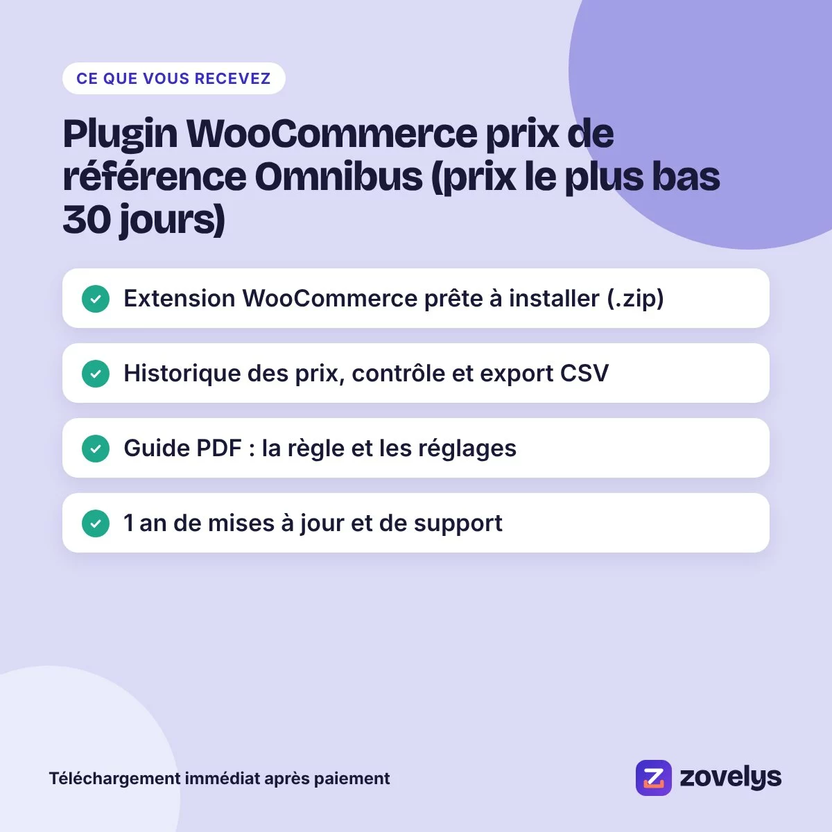 Plugin WooCommerce prix de référence Omnibus (prix le plus bas 30 jours) – aperçu 4
