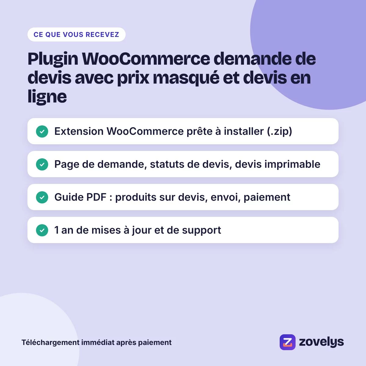 Plugin WooCommerce demande de devis avec prix masqué et devis en ligne – aperçu 4